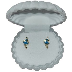Blue Ballerina Earrings (NWOT)‎